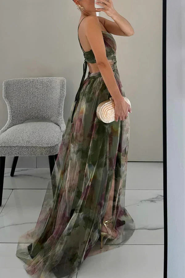 Sukienka maxi Rosea Romantic Flow