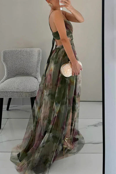 Sukienka maxi Rosea Romantic Flow