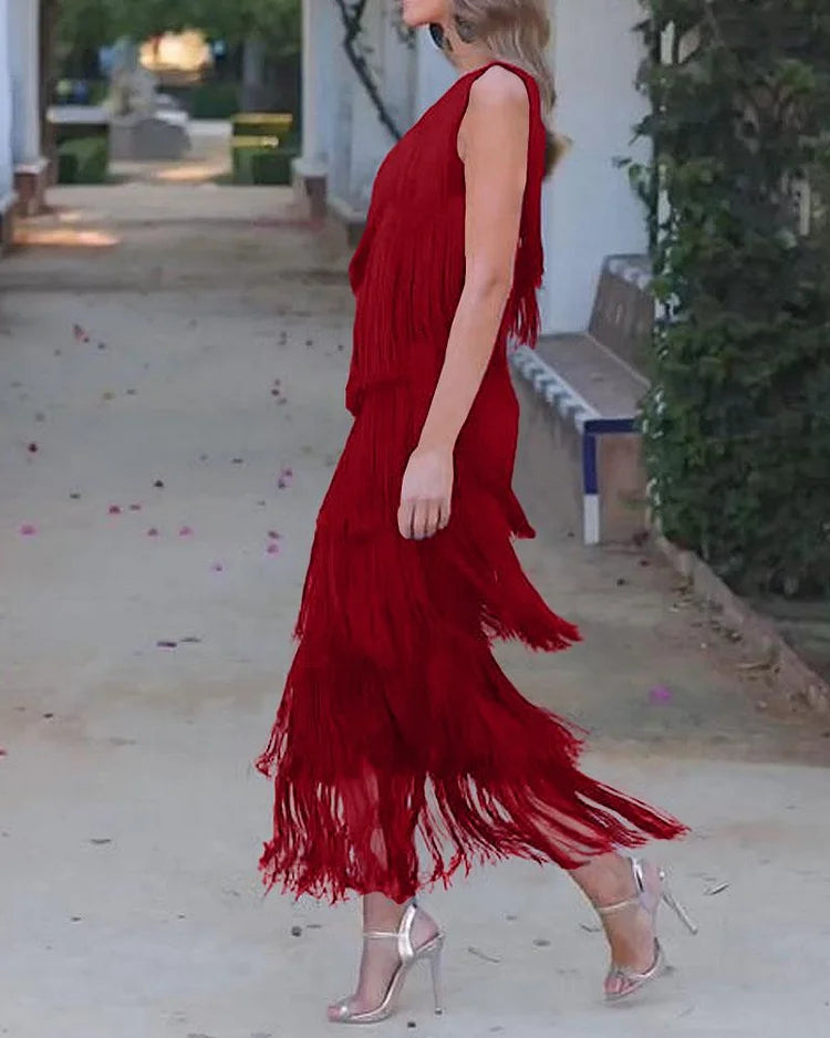 Sukienka Rosea Effortless Elegance z odkrytymi ramionami