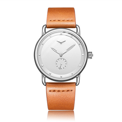 Nowak & Nowak© - Klasyczny Minimalistyczny Zegarek van Baerle® - Elegancja w Najczystszej Formie