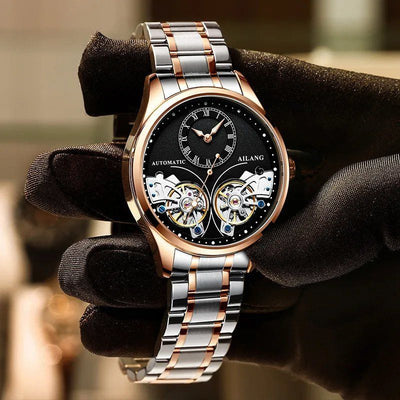 Podwójny Tourbillon Luminous Zegarek Mechaniczny
