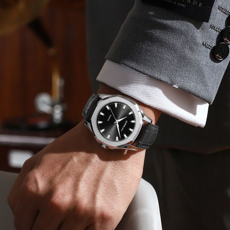Zegarek Kwarcowy w Stylu Casual Minimalistycznym