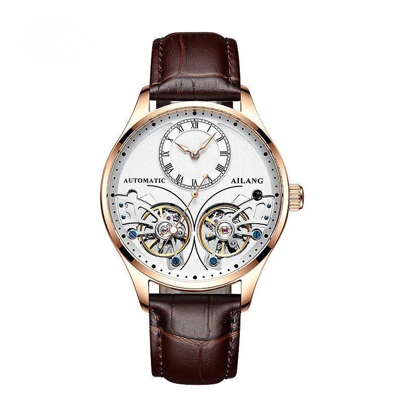 Podwójny Tourbillon Luminous Zegarek Mechaniczny