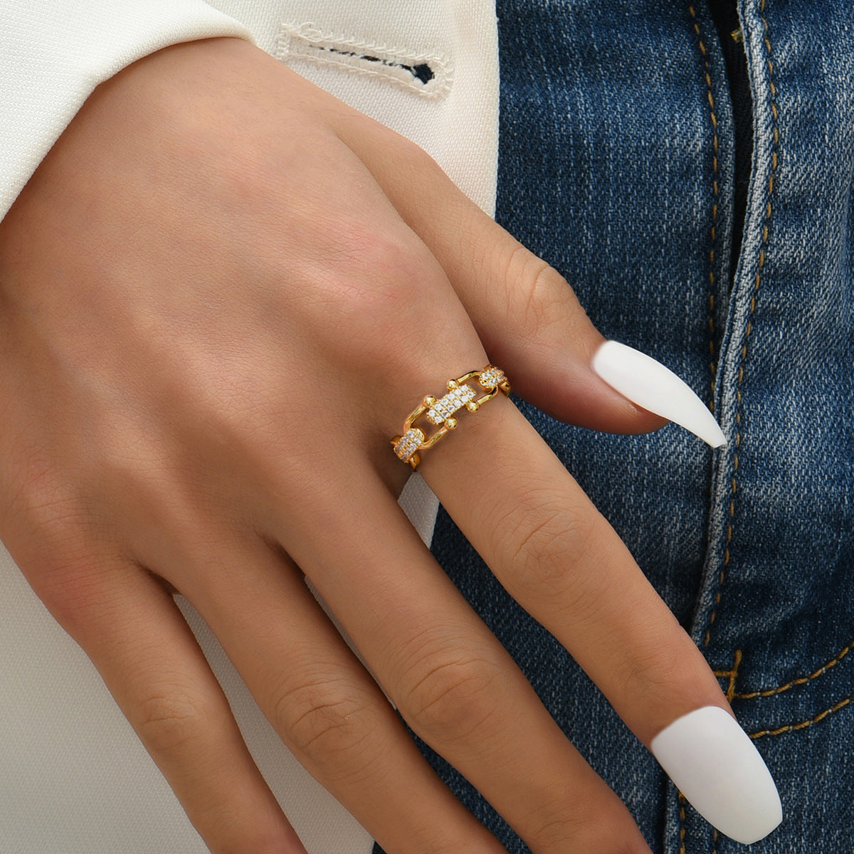 Pierścionek Chloe | Złoto 18k