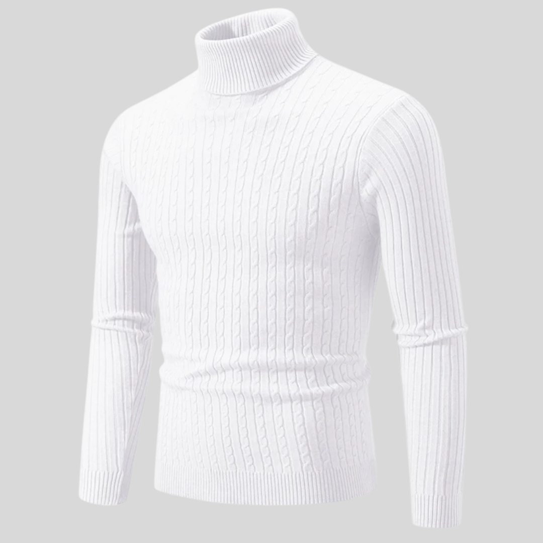 Christian | Elegancki sweter z okrągłym dekoltem