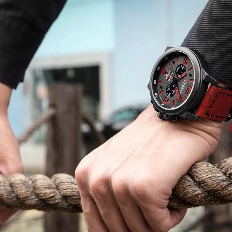Modny Casual Zegarek Kwarcowy