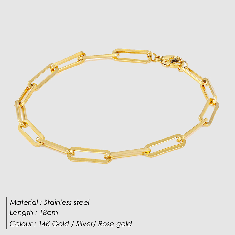Bransoletka łańcuszkowa Archen | Złoto 18k