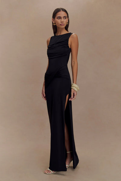 Sukienka maxi Rosea Drape