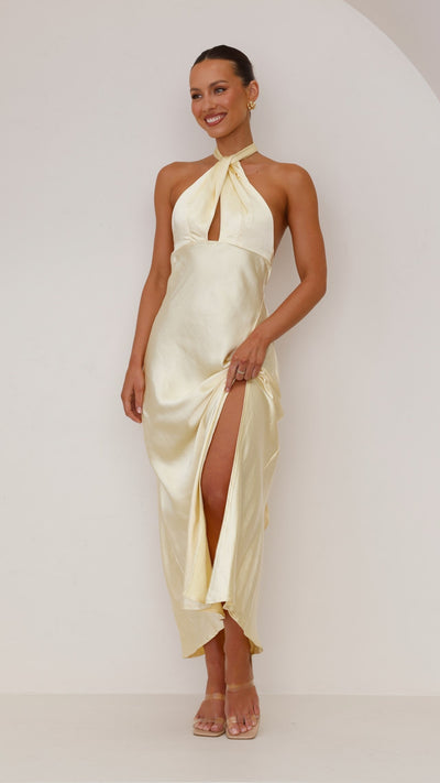 Sukienka maxi Rosea Halter