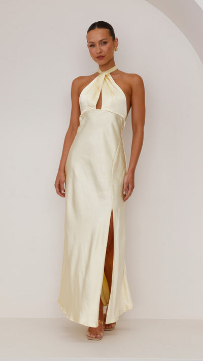 Sukienka maxi Rosea Halter