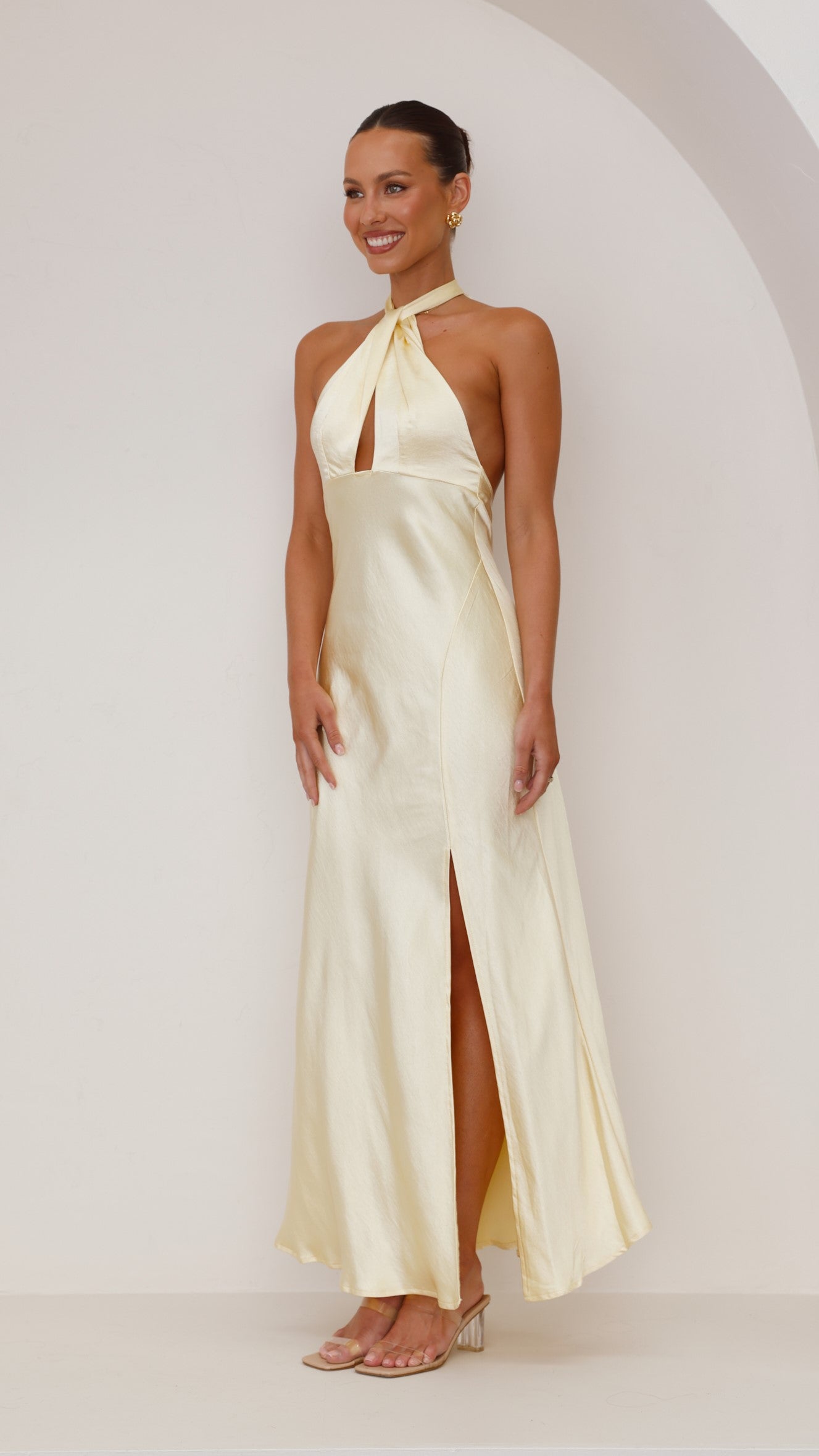 Sukienka maxi Rosea Halter