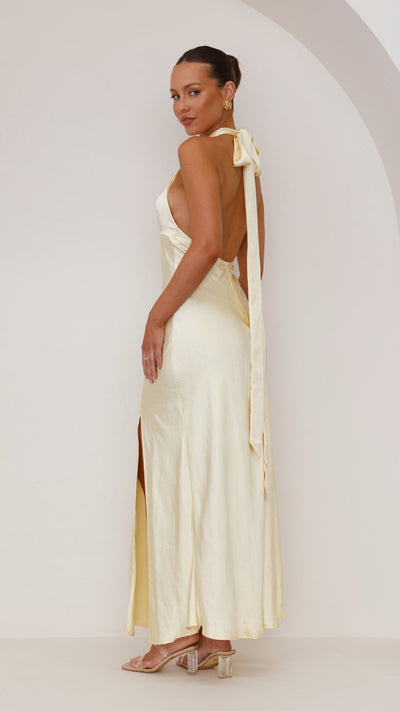 Sukienka maxi Rosea Halter