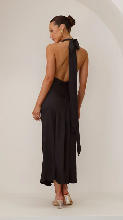 Sukienka maxi Rosea Halter