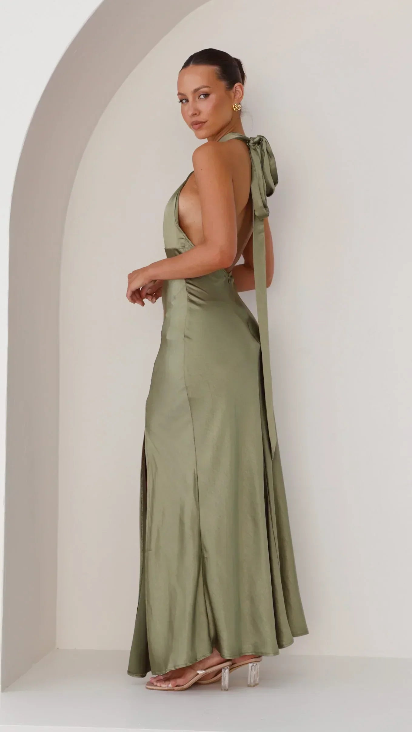 Sukienka maxi Rosea Halter