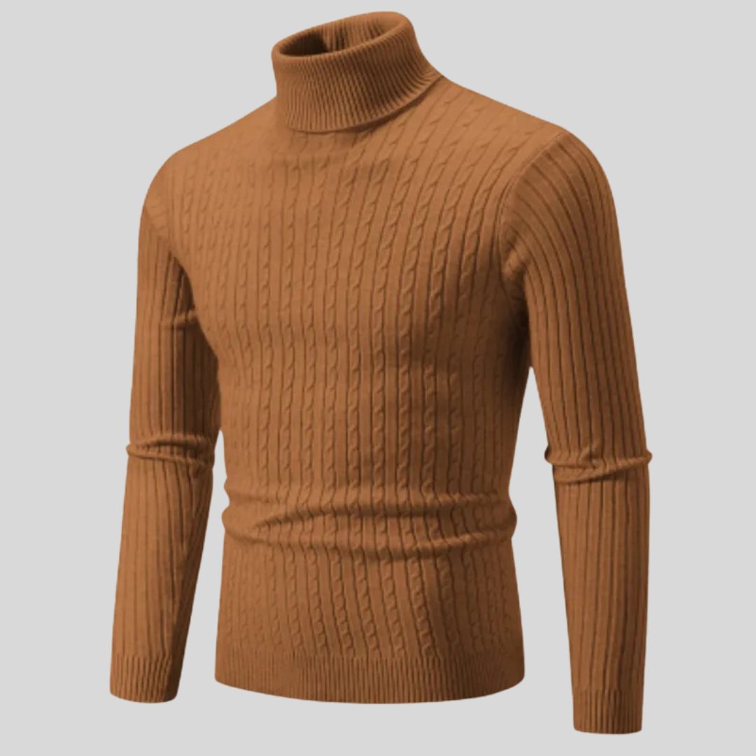 Christian | Elegancki sweter z okrągłym dekoltem