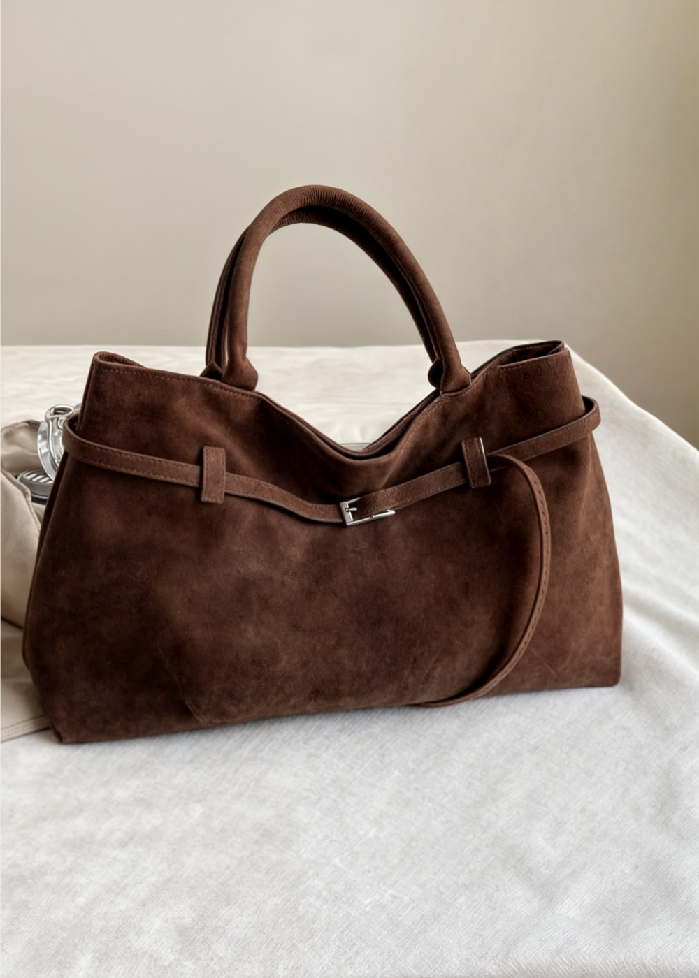 Torba Suede BB Celeste od Mazur & Mazur©