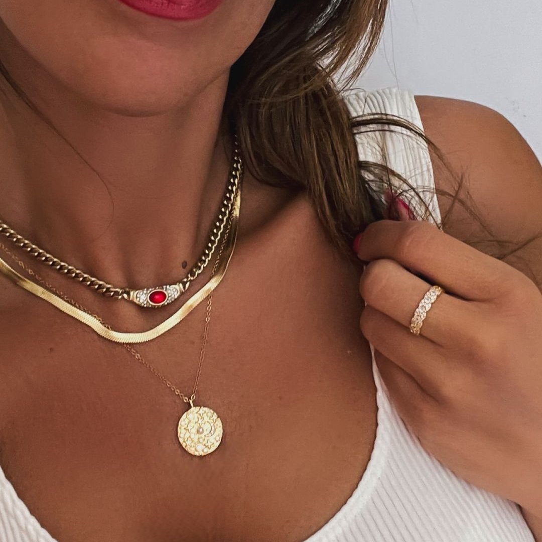 Naszyjnik Vintage Isabella | Złoto 18k