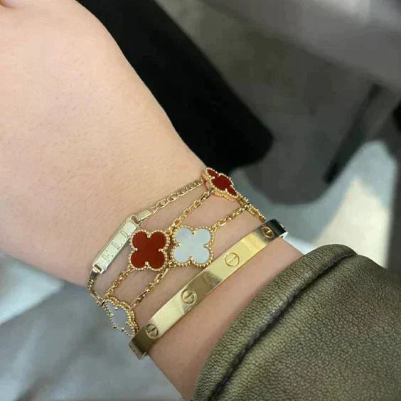 KLEE-ARMBAND | CZERWONY