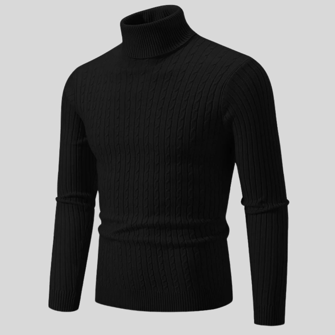 Christian | Elegancki sweter z okrągłym dekoltem