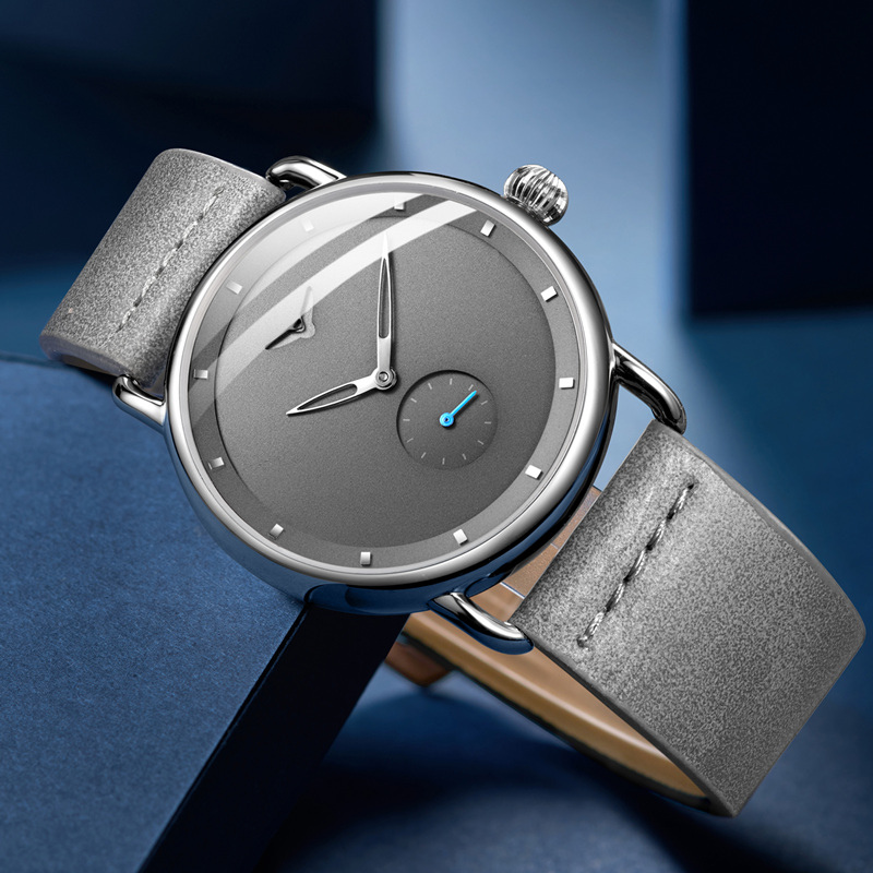 Nowak & Nowak© - Klasyczny Minimalistyczny Zegarek van Baerle® - Elegancja w Najczystszej Formie