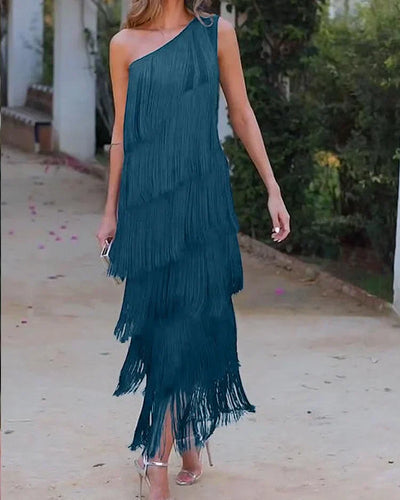 Sukienka Rosea Effortless Elegance z odkrytymi ramionami