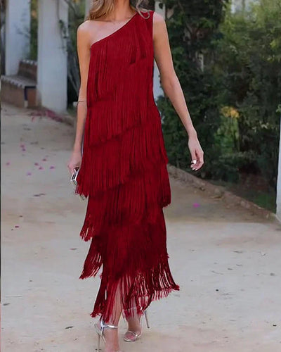 Sukienka Rosea Effortless Elegance z odkrytymi ramionami