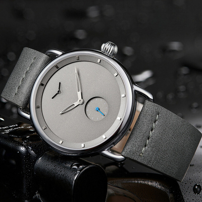 Nowak & Nowak© - Klasyczny Minimalistyczny Zegarek van Baerle® - Elegancja w Najczystszej Formie