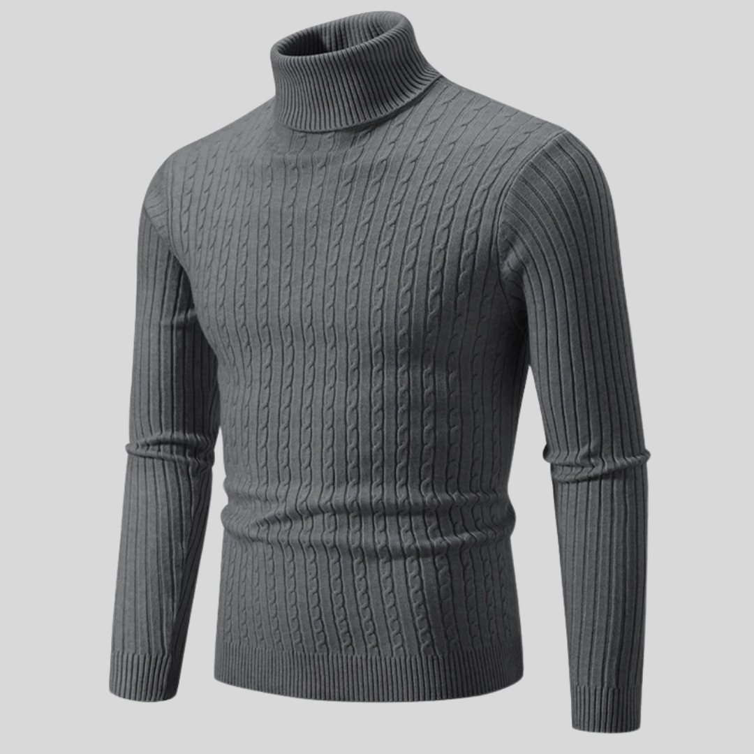 Christian | Elegancki sweter z okrągłym dekoltem