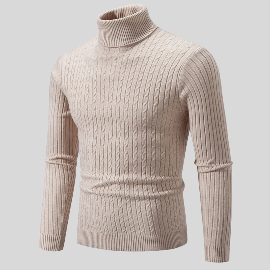 Christian | Elegancki sweter z okrągłym dekoltem