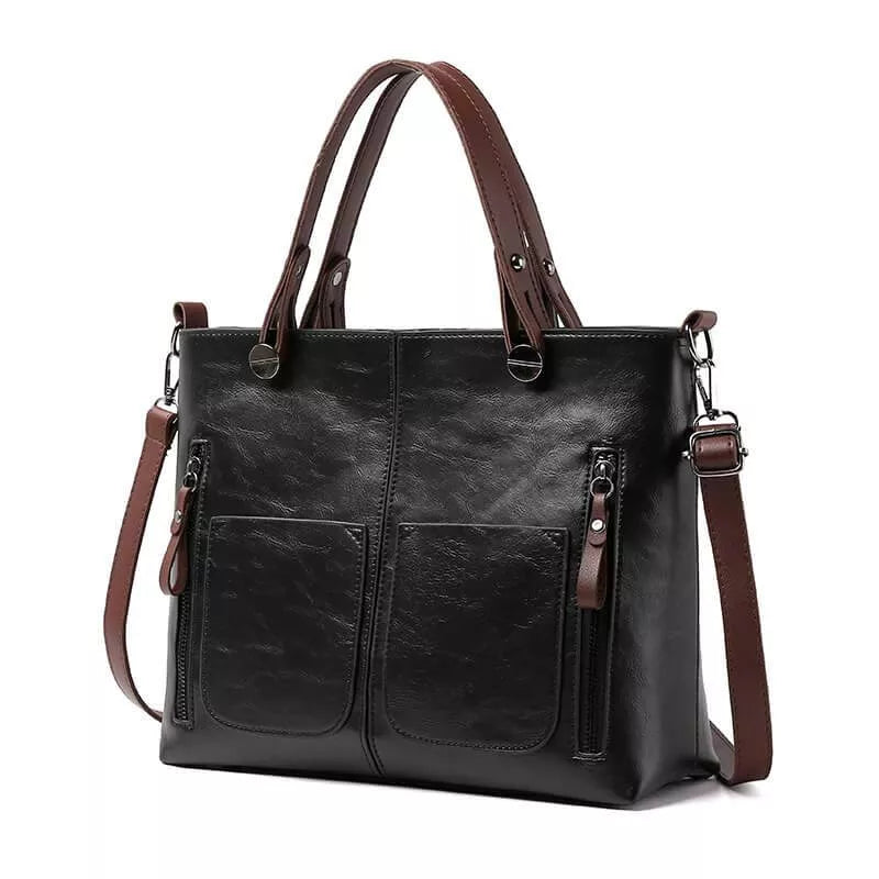 Maelis™ - Elegancka Skórzana Torebka Na Ramię od Mazur & Mazur©