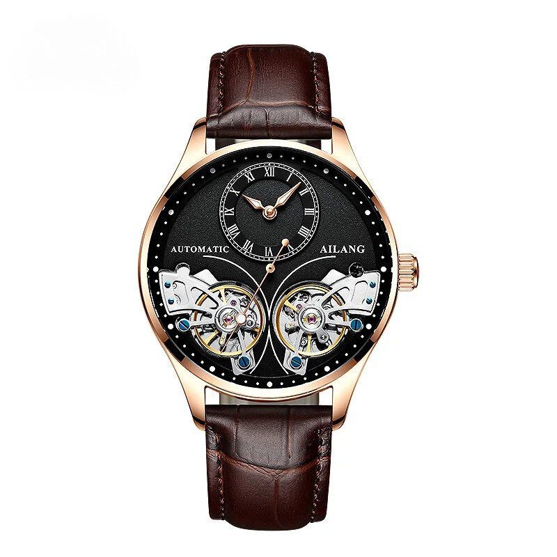 Podwójny Tourbillon Luminous Zegarek Mechaniczny