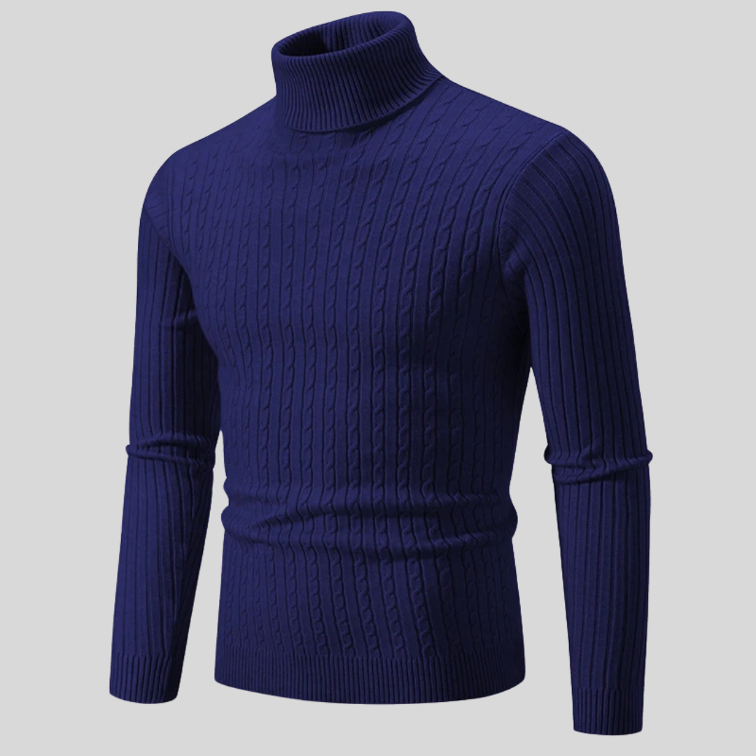 Christian | Elegancki sweter z okrągłym dekoltem