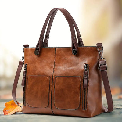 Maelis™ - Elegancka Skórzana Torebka Na Ramię od Mazur & Mazur©