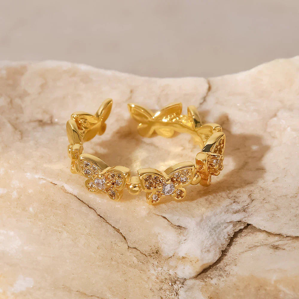 Pierścionek Schmetterling | Złoto 18k