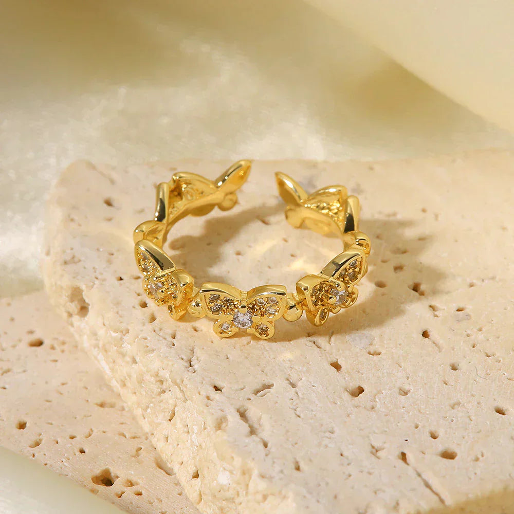 Pierścionek Schmetterling | Złoto 18k
