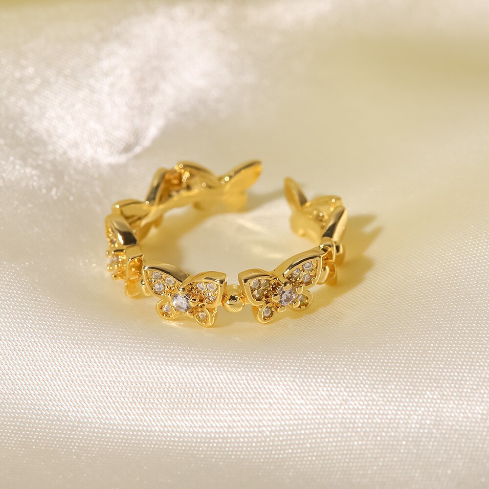 Pierścionek Schmetterling | Złoto 18k