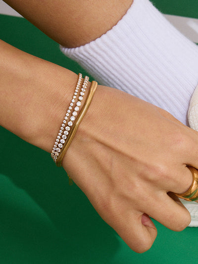 Bransoletka Kabaretowa | Złoto 18k