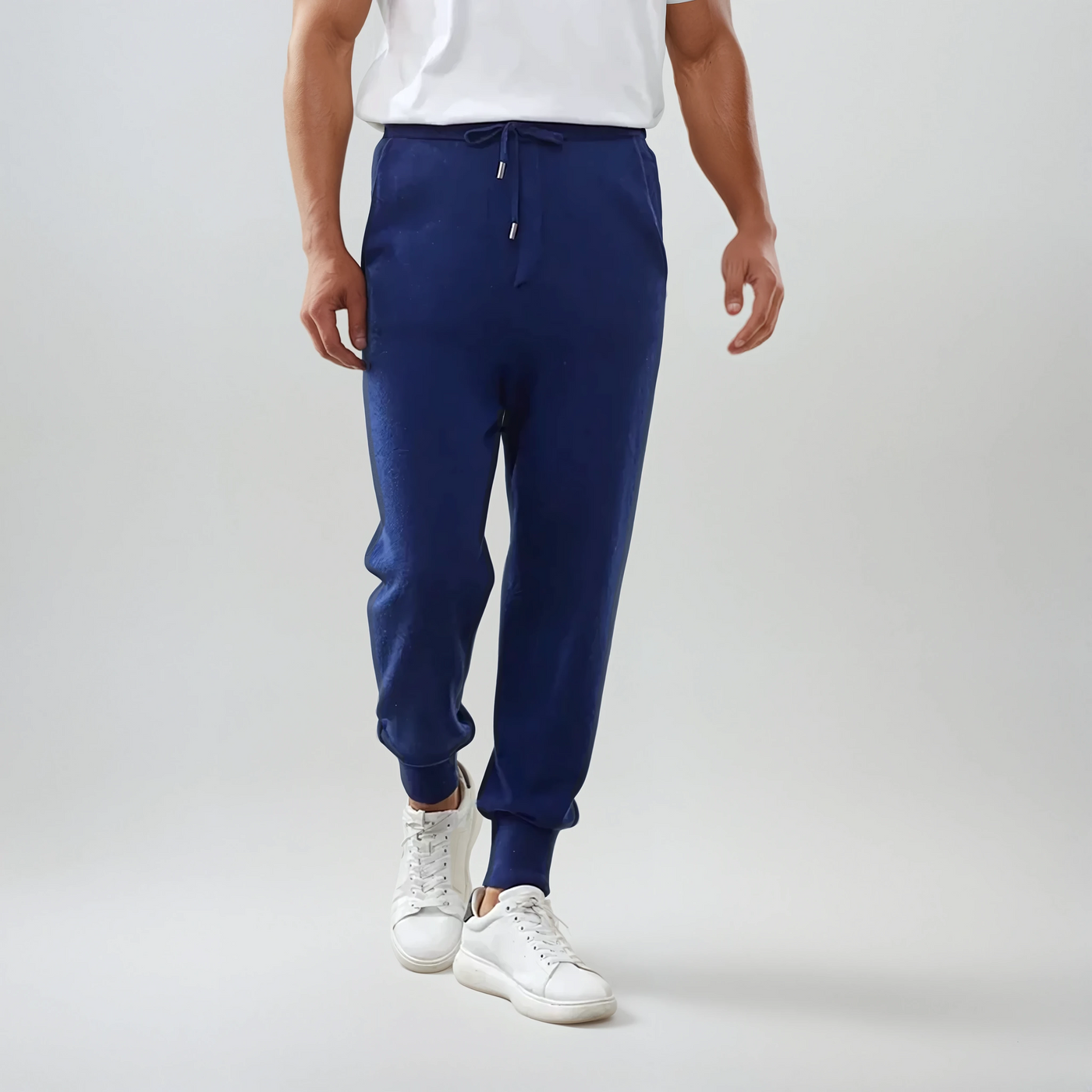 Spodnie Cashmere Forfinet – Niebieskie