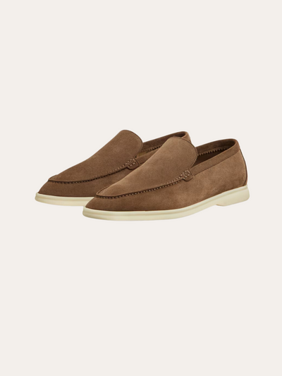 Loafers z zamszu Forfinet – Brązowe