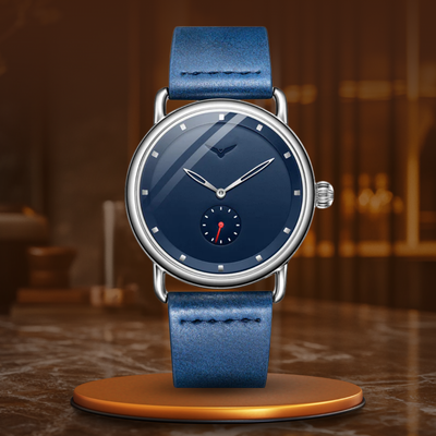 Nowak & Nowak© - Klasyczny Minimalistyczny Zegarek van Baerle® - Elegancja w Najczystszej Formie