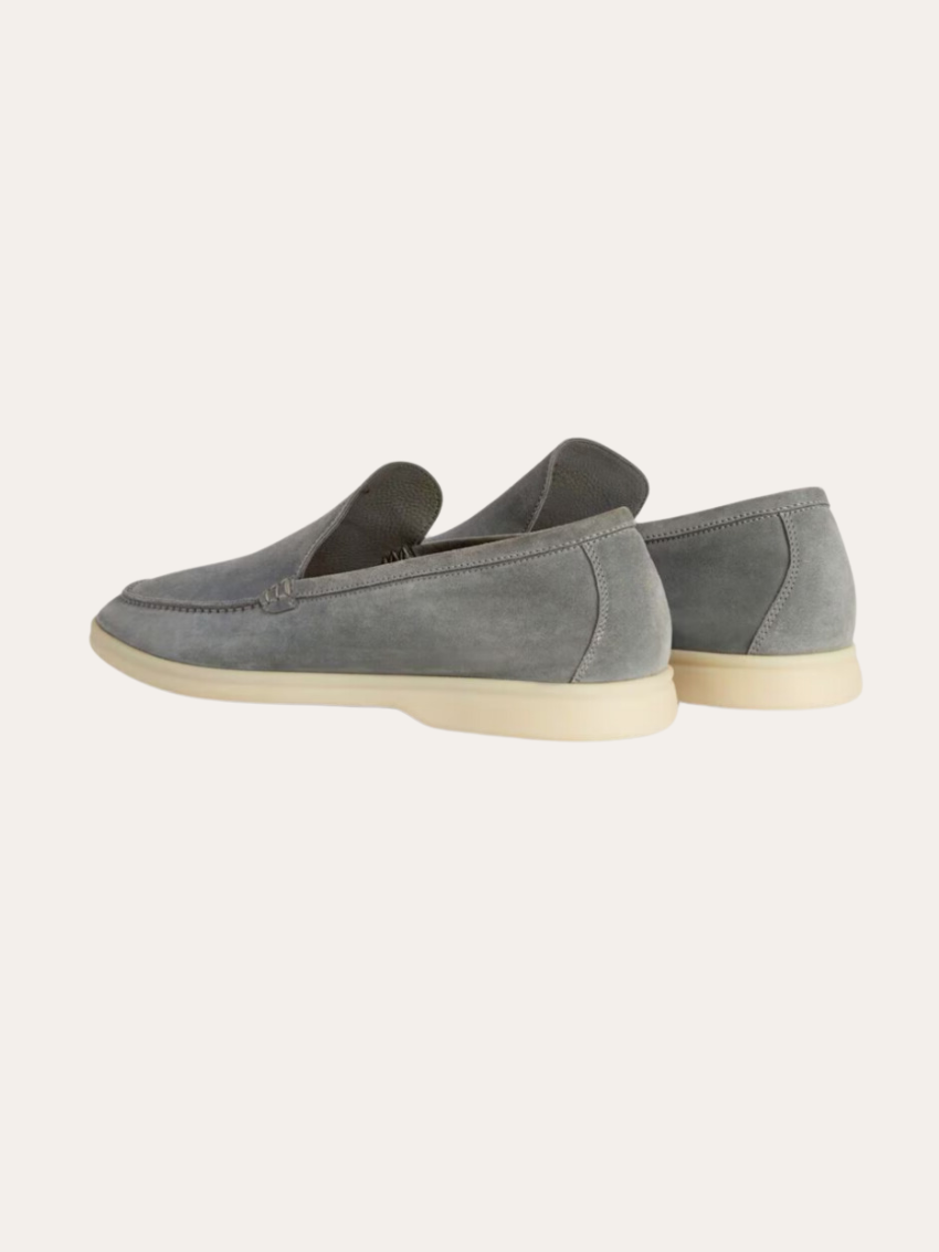 Forfinet Zamszowe Loafersy – Ciemnoszare