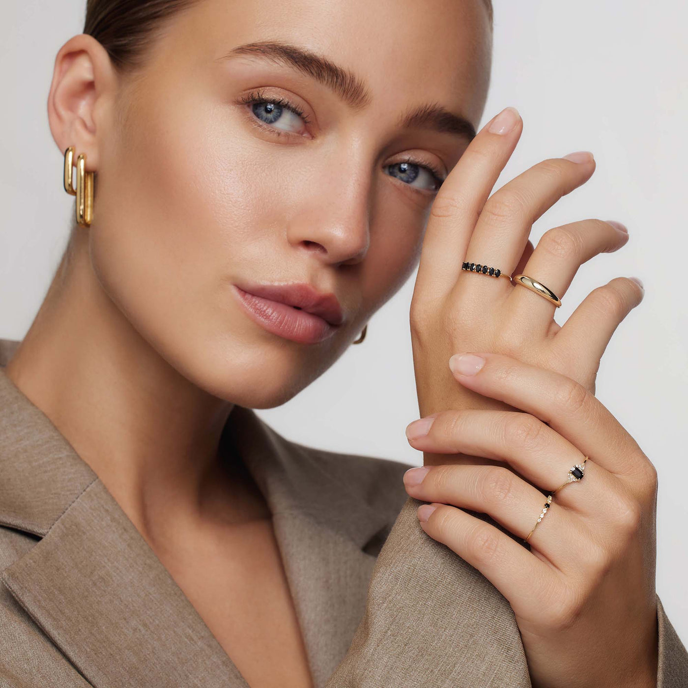 Pierścionek Rock Solid | Złoto 18k