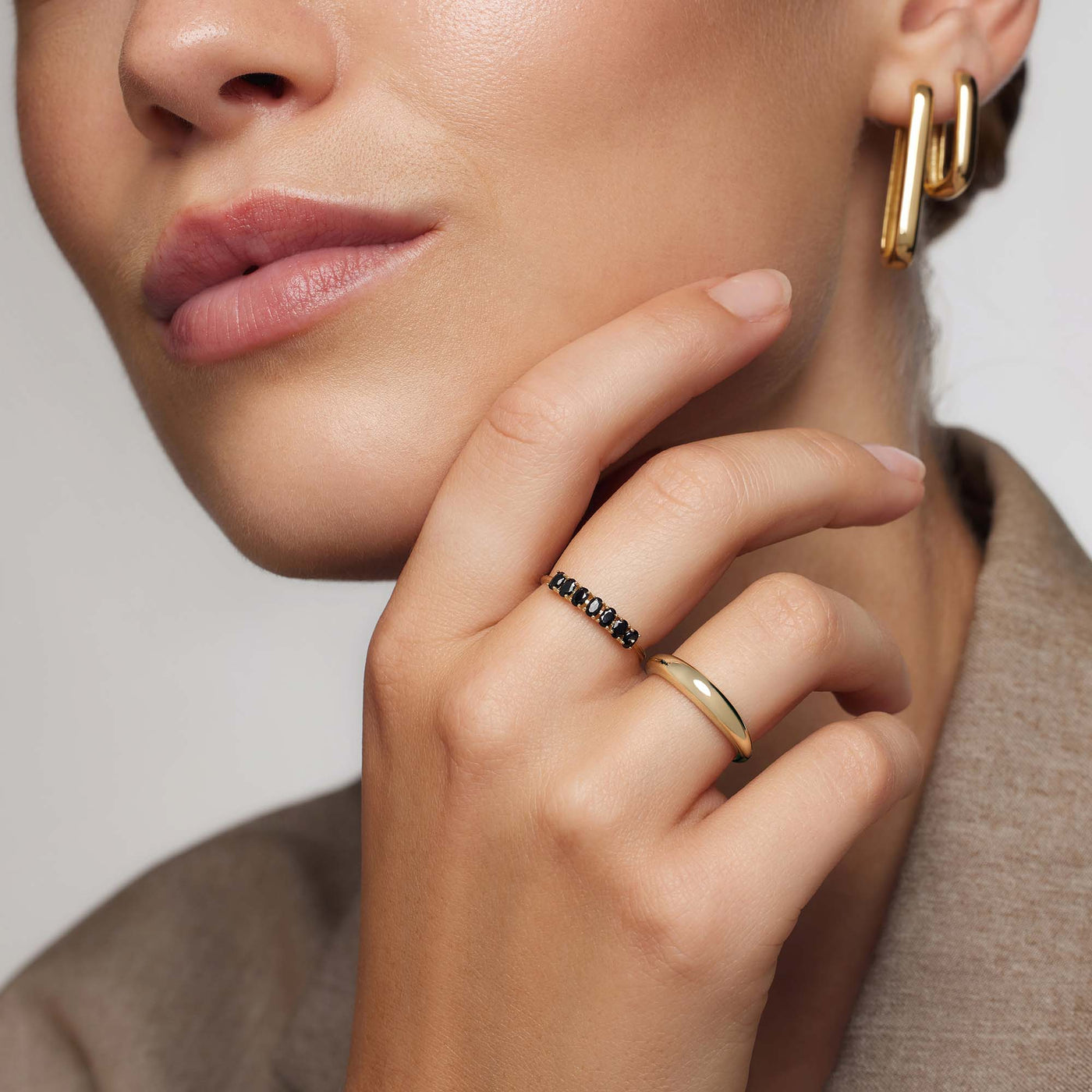 Pierścionek Rock Solid | Złoto 18k