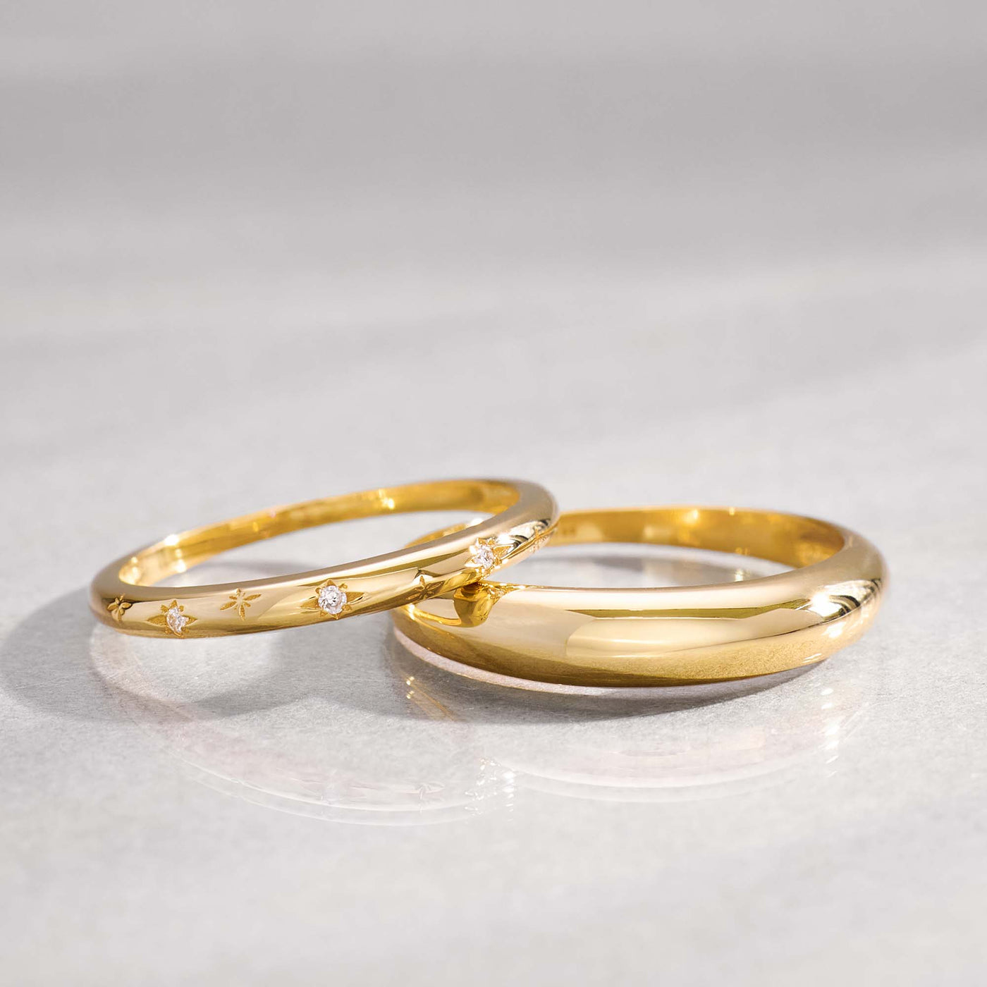 Midi Kuppelring | Złoto 18k