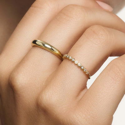 Midi Kuppelring | Złoto 18k
