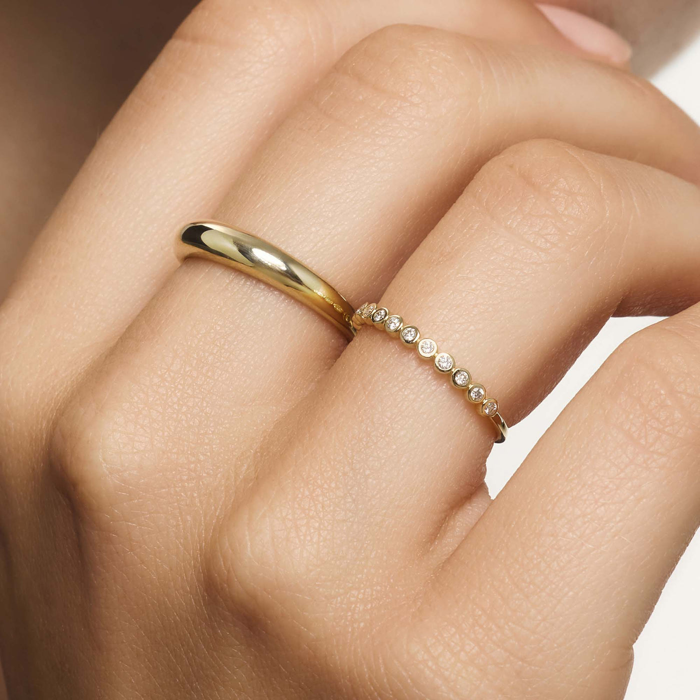 Midi Kuppelring | Złoto 18k