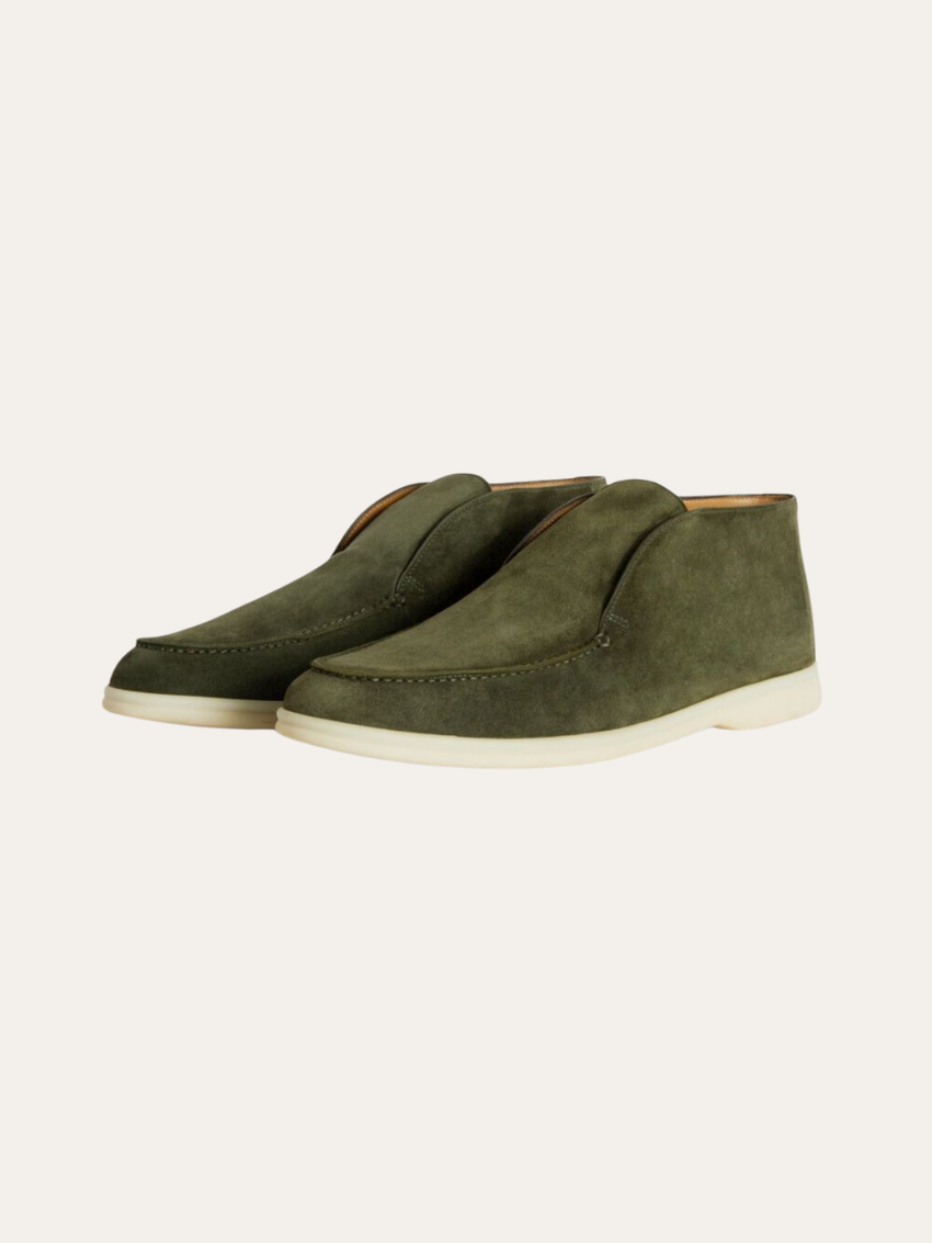Suedes City Loafers - Ciemnozielony