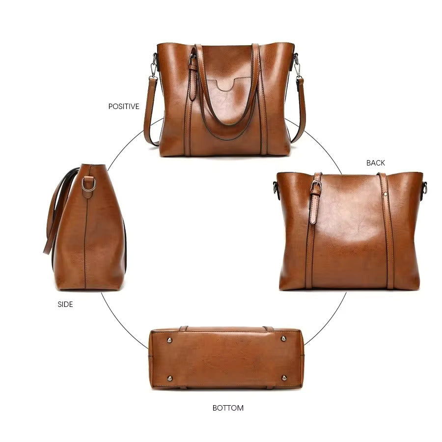 Yrsa™ - Elegancka Torba Tote od Mazur & Mazur©