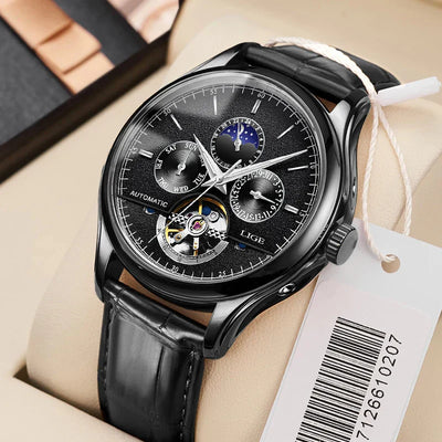 Automatyczny mechaniczny zegarek tourbillon