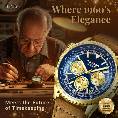 Luksusowy Zegarek Chronograf